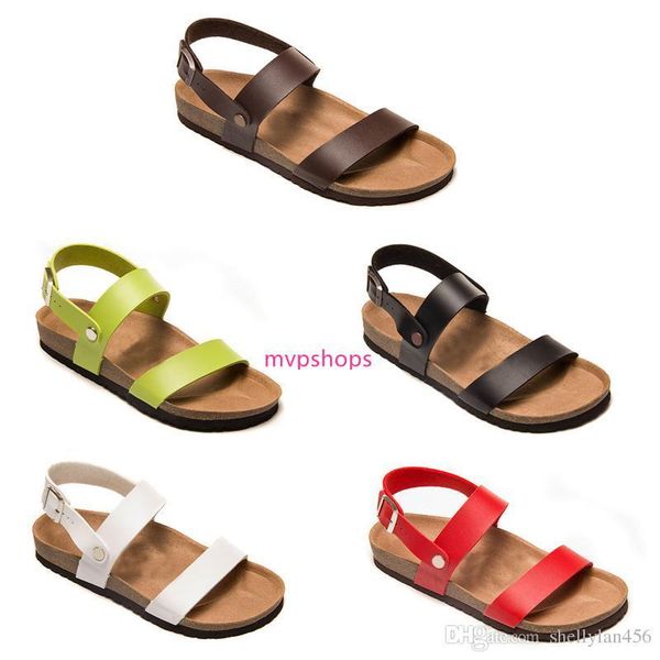 fashion design brand new style men s woman flat sandals comfortable casual two buckle original arizona summer beach genuine leather slipper
fashion design brand new style men s woman flat sandals comfortable casual two buckle original arizona summer beach genuine leather slipper