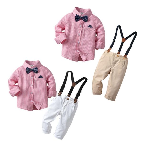 toddler kid baby boys outfit bow tie stripe shirt+pants overalls gentleman suit children's sets children's suit new brand, White
toddler kid baby boys outfit bow tie stripe shirt+pants overalls gentleman suit children's sets children's suit new brand, White