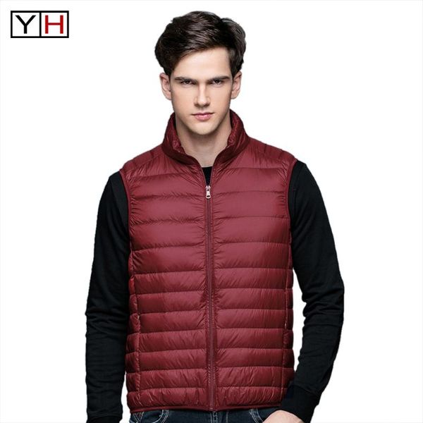 winter man down jacket sleeveless vest ultra light jackets men fashion zipper outerwear coat strpied solid color, Black
winter man down jacket sleeveless vest ultra light jackets men fashion zipper outerwear coat strpied solid color, Black