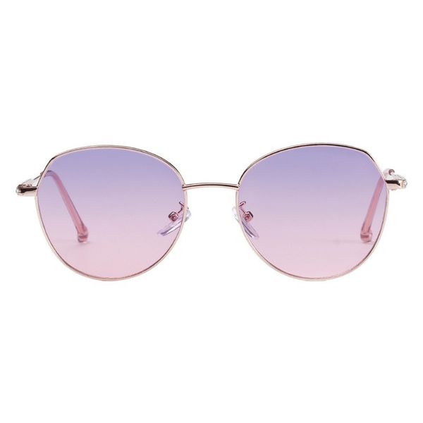eyewear women's rimless korean oval fashion style round popular glasses semi metal retro sunglasses new ch01, Blue
eyewear women's rimless korean oval fashion style round popular glasses semi metal retro sunglasses new ch01, Blue