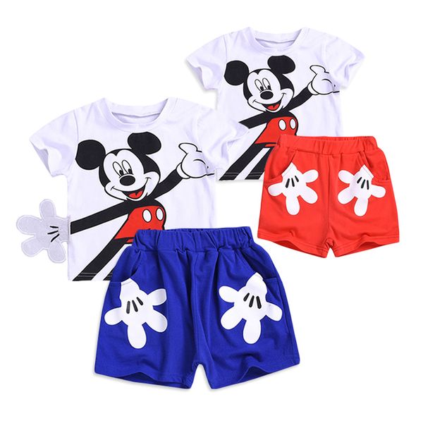 summer baby boys clothing set mickey cartoon boys girls t shirts shorts 2pcs sport suit baby kids children clothing, White
summer baby boys clothing set mickey cartoon boys girls t shirts shorts 2pcs sport suit baby kids children clothing, White