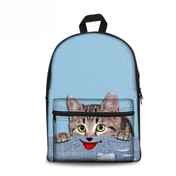 customized cute smile cat printing school backpack for teenage girl animal female laprucksack bagpack mochilas mujer 2019 
customized cute smile cat printing school backpack for teenage girl animal female laprucksack bagpack mochilas mujer 2019