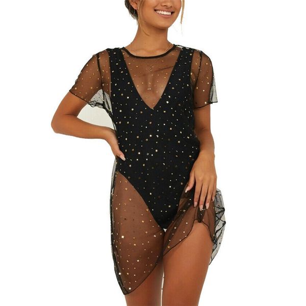 сексуальные женщины 1pc черный perspective купальник cover up sequined mesh платье бикини купальники swim пляжная
сексуальные женщины 1pc черный perspective купальник cover up sequined mesh платье бикини купальники swim пляжная