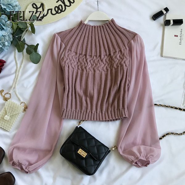 women's sweaters 2021 spring autumn women sweater fashion long sleeve patchwork ruffles slim knit korean ladies short pulover, White;black
women's sweaters 2021 spring autumn women sweater fashion long sleeve patchwork ruffles slim knit korean ladies short pulover, White;black