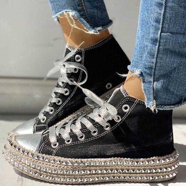 casual womens shoes fashion lace-up high-shoes female leopard rope thick bottom canvas leisure women soft outdoor, Black
casual womens shoes fashion lace-up high-shoes female leopard rope thick bottom canvas leisure women soft outdoor, Black
