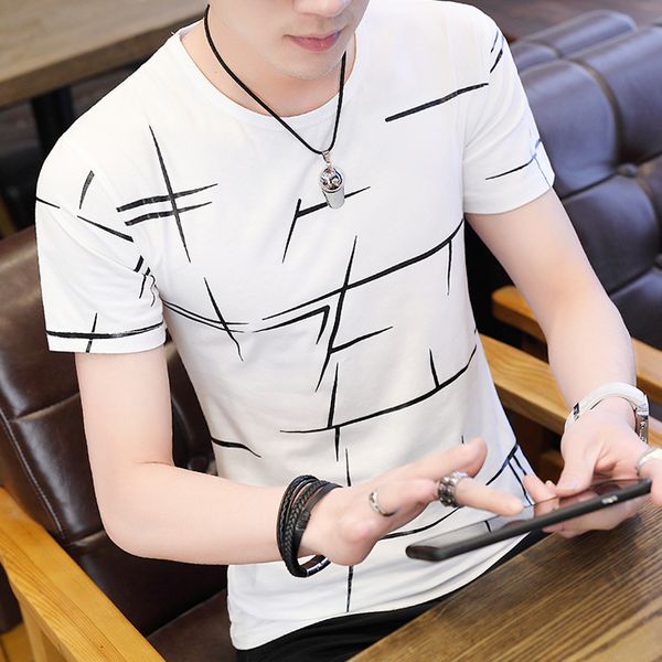 2019 new mens summer t shirt striped 3d print men t shirt casual slim fit short sleeve clothing m-3xl, White;black
2019 new mens summer t shirt striped 3d print men t shirt casual slim fit short sleeve clothing m-3xl, White;black