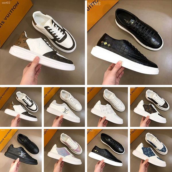 

2020 latest men's fashion low-white black outdoor trainers casual shoes quality running sports skateboarding ones size 6-10