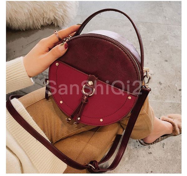 vintage scrub leather round designer crossbody bag for women pu leather shoulder bags ladies small handbags mini tote bag
vintage scrub leather round designer crossbody bag for women pu leather shoulder bags ladies small handbags mini tote bag