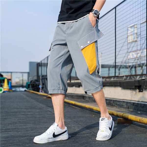 summer sweatpants men's fashion contrast color casual joggers pants men streetwear wild hip-hop tooling cropped pants m-4xl, Black
summer sweatpants men's fashion contrast color casual joggers pants men streetwear wild hip-hop tooling cropped pants m-4xl, Black