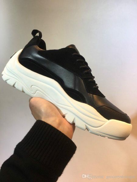 19ss bounce sneakers brand leather men's luxury casual shoes black and white thick-soled old shoe quality
19ss bounce sneakers brand leather men's luxury casual shoes black and white thick-soled old shoe quality