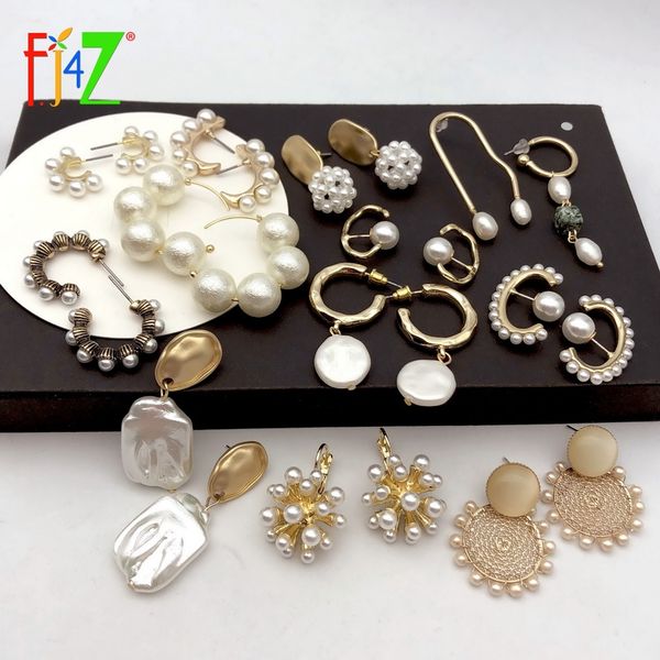 f.j4z women imitation pearl earrings baroque irregular pearl statement earrings women vintage party jewelry, Silver
f.j4z women imitation pearl earrings baroque irregular pearl statement earrings women vintage party jewelry, Silver