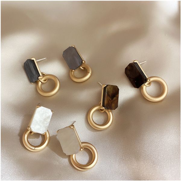 fashion design acetate square mountain stone long stud earrings resin jewelry for women girl matte 925 sterling silver jewelery, Golden;silver
fashion design acetate square mountain stone long stud earrings resin jewelry for women girl matte 925 sterling silver jewelery, Golden;silver