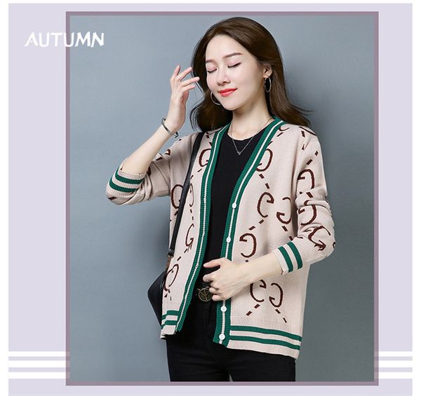 Guccy Womens Autumm Cardigan Sweater V Neck College Fashion Style Wind Jacket Couple Clothing Casual Apparel
Guccy Womens Autumm Cardigan Sweater V Neck College Fashion Style Wind Jacket Couple Clothing Casual Apparel