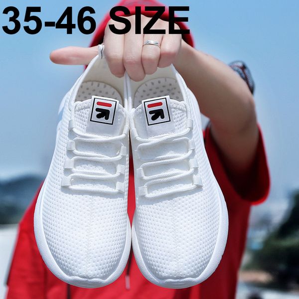 ultra light men sneakers summer white new style low sport shoes walking athletic running shoes for men plus size 46
ultra light men sneakers summer white new style low sport shoes walking athletic running shoes for men plus size 46