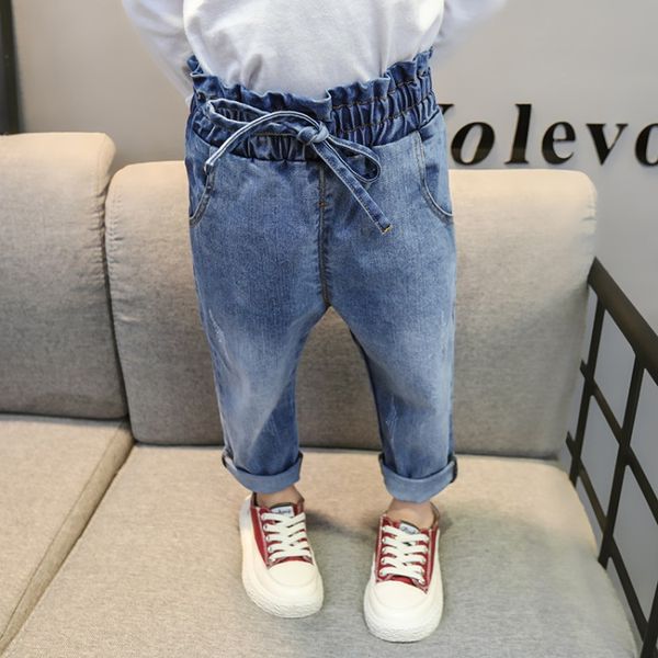Children Solid Jeans For Boys Girls 2019 Spring Kids Denim Pants Elastic Waist Loose Trousers Boys Jeans Kids Clothing, Blue
Children Solid Jeans For Boys Girls 2019 Spring Kids Denim Pants Elastic Waist Loose Trousers Boys Jeans Kids Clothing, Blue