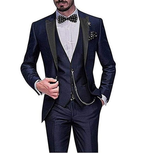 new popular one button navy blue groom tuxedos peak lapel men wedding party groomsmen 3 pieces suits (jacket+pants+vest+tie) k78, Black;gray
new popular one button navy blue groom tuxedos peak lapel men wedding party groomsmen 3 pieces suits (jacket+pants+vest+tie) k78, Black;gray