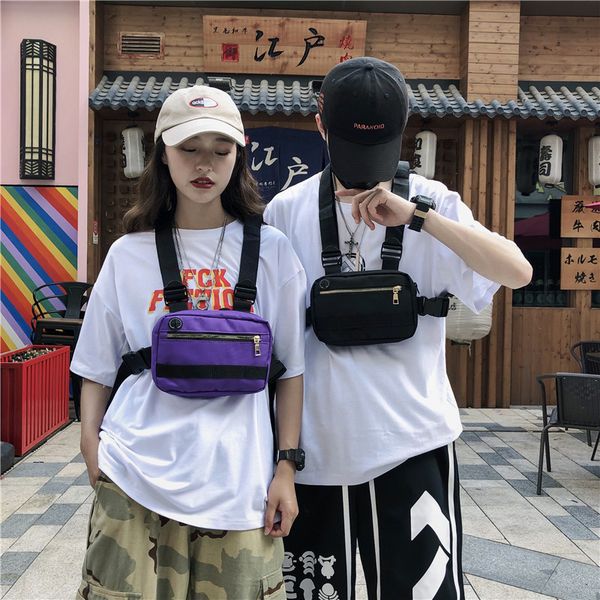men chest bag small shoulder bag hop functional chest waist cross hip streetwear tactical adjustable packs bags streetwear ndaka, Red;black
men chest bag small shoulder bag hop functional chest waist cross hip streetwear tactical adjustable packs bags streetwear ndaka, Red;black