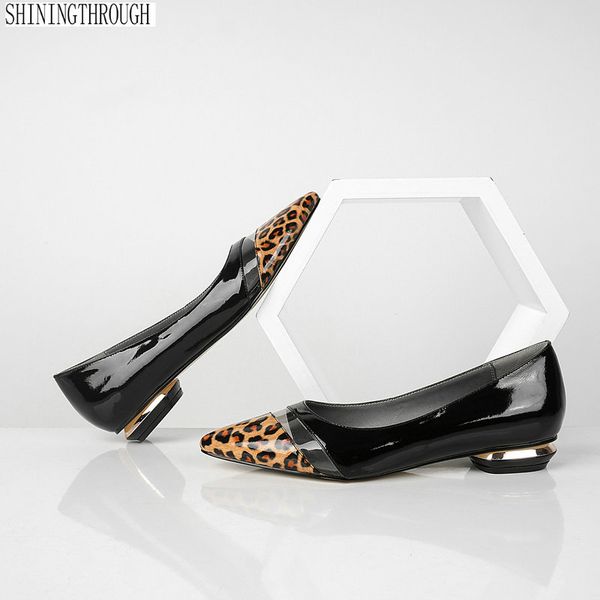 genuine leather 2cm low heels shoes leopard poined toe women pumps office lady dress shoes woman large size 9 10 11 12, Black;white
genuine leather 2cm low heels shoes leopard poined toe women pumps office lady dress shoes woman large size 9 10 11 12, Black;white