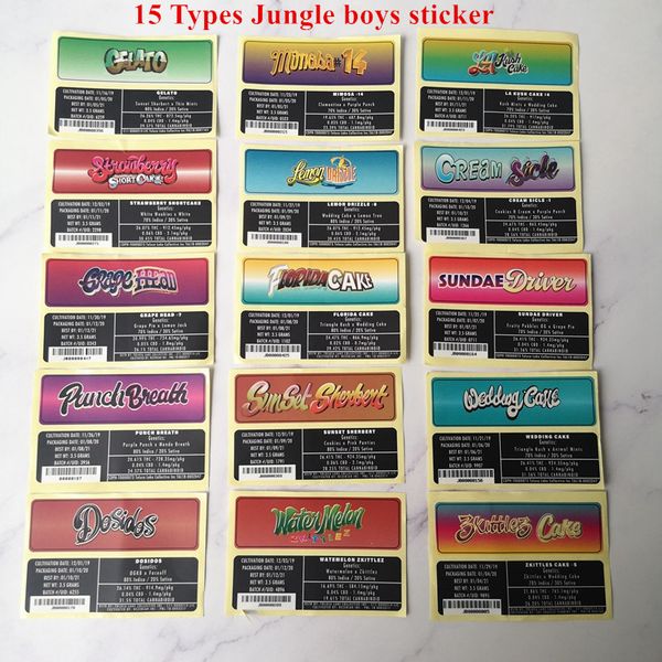 15 types jungle boys bags sticker suitable for 3.5 gram california maylar bag 102*102mm zipper plastic bag with flavor label stickers
15 types jungle boys bags sticker suitable for 3.5 gram california maylar bag 102*102mm zipper plastic bag with flavor label stickers