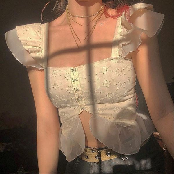 women low-cut crop vintage summer high street style fashion solid white short sleeve shirts
women low-cut crop vintage summer high street style fashion solid white short sleeve shirts