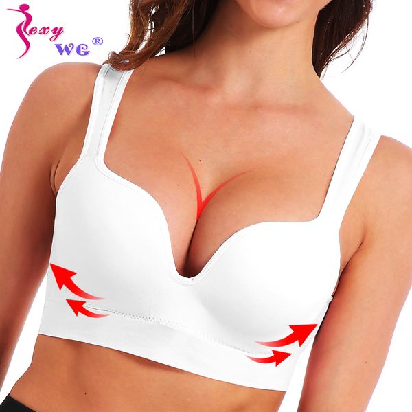 sexywg женщины йога бюстгальтеры спорт top wireles sleep brassiere бесшовная push up нижнее белье спорт бюстгальтер crop фитнес-центр рубашк, White;black
sexywg женщины йога бюстгальтеры спорт top wireles sleep brassiere бесшовная push up нижнее белье спорт бюстгальтер crop фитнес-центр рубашк, White;black