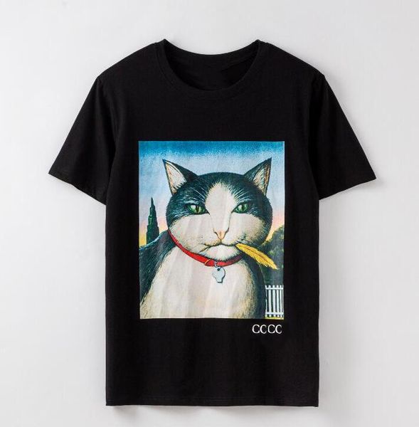 designer t shirts for men women tee shirts with cat letters summer brand pullover t-shirt mens clothing s-2xl, White;black
designer t shirts for men women tee shirts with cat letters summer brand pullover t-shirt mens clothing s-2xl, White;black