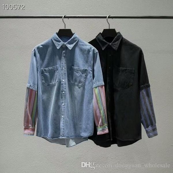 hiphop stitching denim jacket shirts early spring autumn casual street fashion coat men women jacket outwear couple t shirt, Black;brown
hiphop stitching denim jacket shirts early spring autumn casual street fashion coat men women jacket outwear couple t shirt, Black;brown