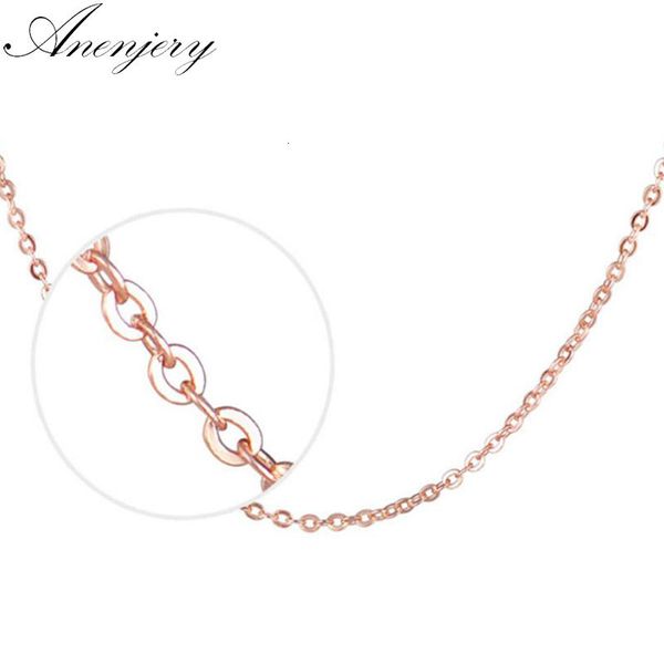 925 sterling silver "o" shape rose gold color link chain cross necklace for pendants collares (diameter 1.)
925 sterling silver "o" shape rose gold color link chain cross necklace for pendants collares (diameter 1.)