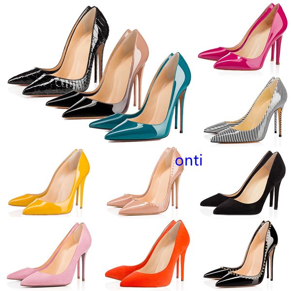 with s high heels spikes designer women shoes so kate styles fashion 8cm 10cm 12cm leather pointed toes pumps dress shoe, Black
with s high heels spikes designer women shoes so kate styles fashion 8cm 10cm 12cm leather pointed toes pumps dress shoe, Black