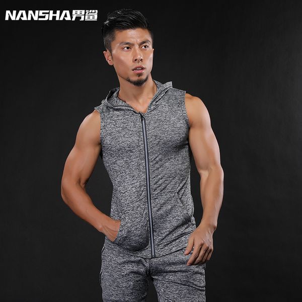 nansha brand 2017 new gyms hoodie stringer tank men waistcoat fitness vest men ' singlets sporting sleeveless sweatshirts, White;black
nansha brand 2017 new gyms hoodie stringer tank men waistcoat fitness vest men ' singlets sporting sleeveless sweatshirts, White;black