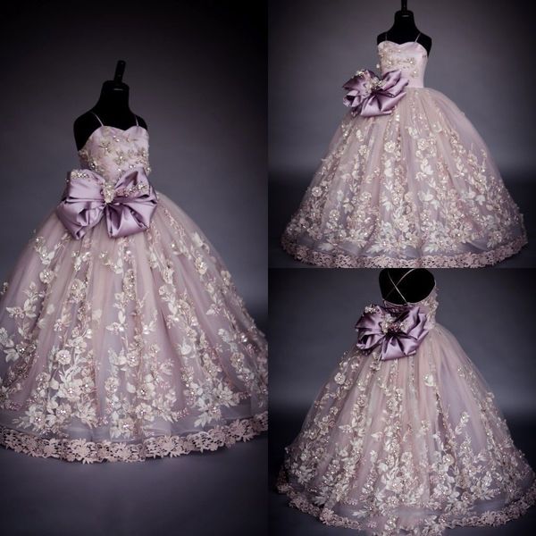 lace girls pageant dresses spaghetti appliques pearls big bow luxury flower girl dress custom made kids formal gowns, White;blue
lace girls pageant dresses spaghetti appliques pearls big bow luxury flower girl dress custom made kids formal gowns, White;blue