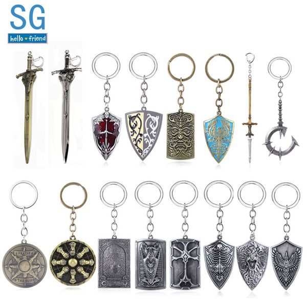 sg new game dark souls 3 artorias sword shield keychains abyss walker solaire of astora sun badge keyring men cosplay jewelry, Silver
sg new game dark souls 3 artorias sword shield keychains abyss walker solaire of astora sun badge keyring men cosplay jewelry, Silver