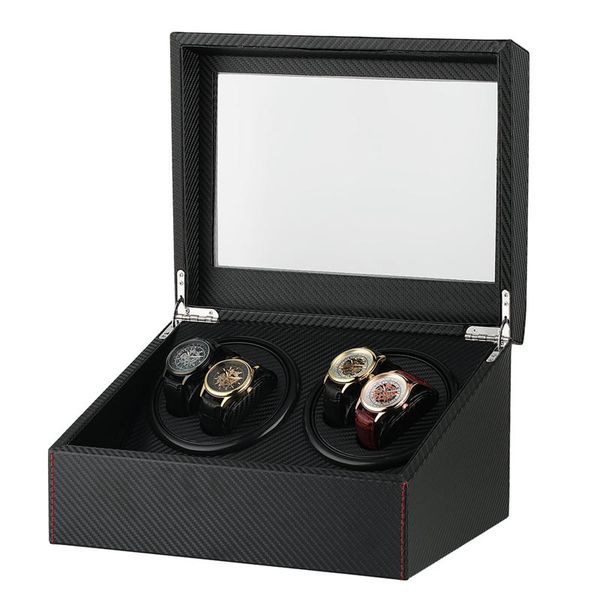 us/uk/au/eu plug rectangle mute automatic watch winder 4+6 black leather twill clock winder caja organizacion relojes, Black;blue
us/uk/au/eu plug rectangle mute automatic watch winder 4+6 black leather twill clock winder caja organizacion relojes, Black;blue