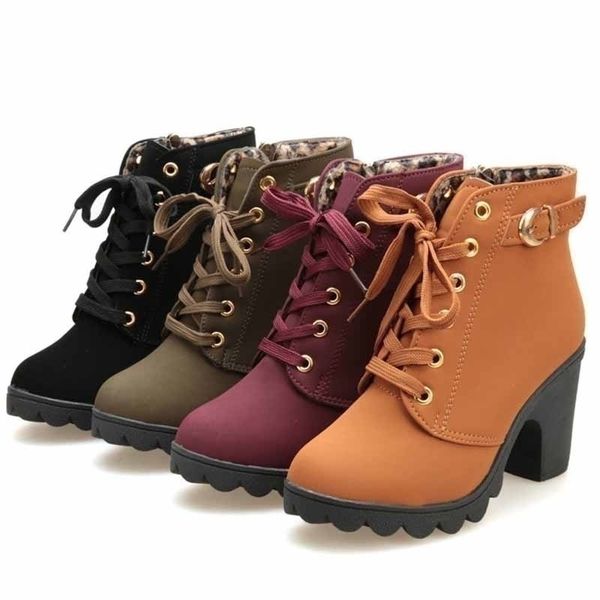 women boots heel short boots ankle warm short female womens winter fashion 2019, Black