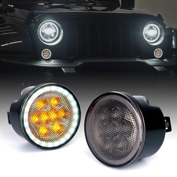 combo for 2007-2015 wrangler jk smoke lens amber led front turn signal light fender side marker parking lamp
combo for 2007-2015 wrangler jk smoke lens amber led front turn signal light fender side marker parking lamp