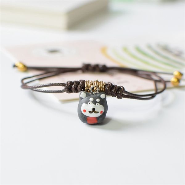lovely cartoon animals dog puppy ceramic charm bracelet korean creative handwork national style couple bracelet fashion ornament jewelry, Golden;silver
lovely cartoon animals dog puppy ceramic charm bracelet korean creative handwork national style couple bracelet fashion ornament jewelry, Golden;silver