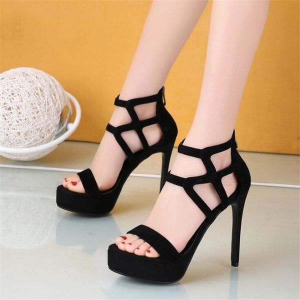 new fashion thin high heels woman shoes gladiator party dating sandals shoes office work sandalias, Black 
new fashion thin high heels woman shoes gladiator party dating sandals shoes office work sandalias, Black