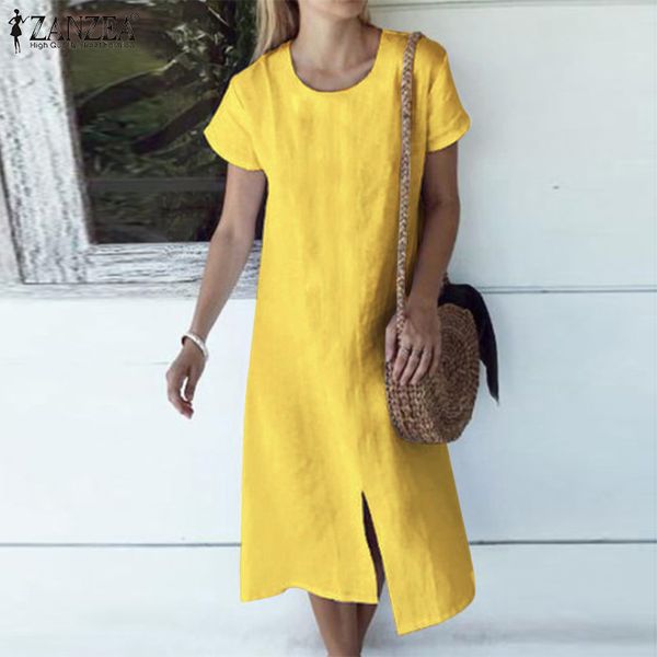 2020 plus size zanzea summer sundress women solid short sleeve elegant work cotton split shirts dress dresses femme tunic robe, White;black
2020 plus size zanzea summer sundress women solid short sleeve elegant work cotton split shirts dress dresses femme tunic robe, White;black