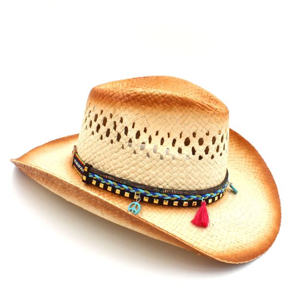100% ручной работа плетение соломы женщина western cowboy hat с кисточкой ribbion леди бич вс сомбреро cap mesh пастушка h размер 58см, Blue;gray
100% ручной работа плетение соломы женщина western cowboy hat с кисточкой ribbion леди бич вс сомбреро cap mesh пастушка h размер 58см, Blue;gray