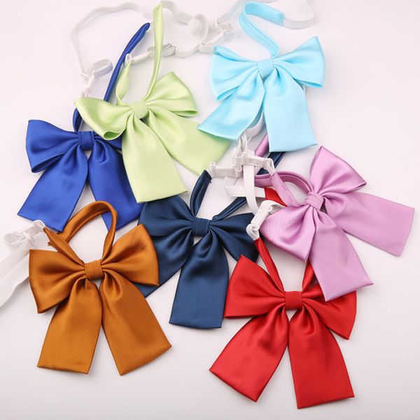 jk women bow tie solid color japanese uniform corsage shirt tie cravat sailor suit college style bowknot butterfly collar flower, Blue;purple
jk women bow tie solid color japanese uniform corsage shirt tie cravat sailor suit college style bowknot butterfly collar flower, Blue;purple