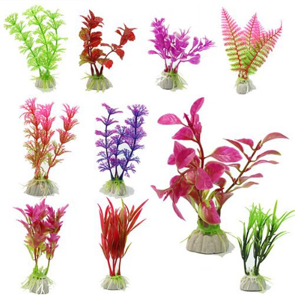 10pcs mixed artificial aquarium fish tank water plant plastic decoration ornament (random color
10pcs mixed artificial aquarium fish tank water plant plastic decoration ornament (random color