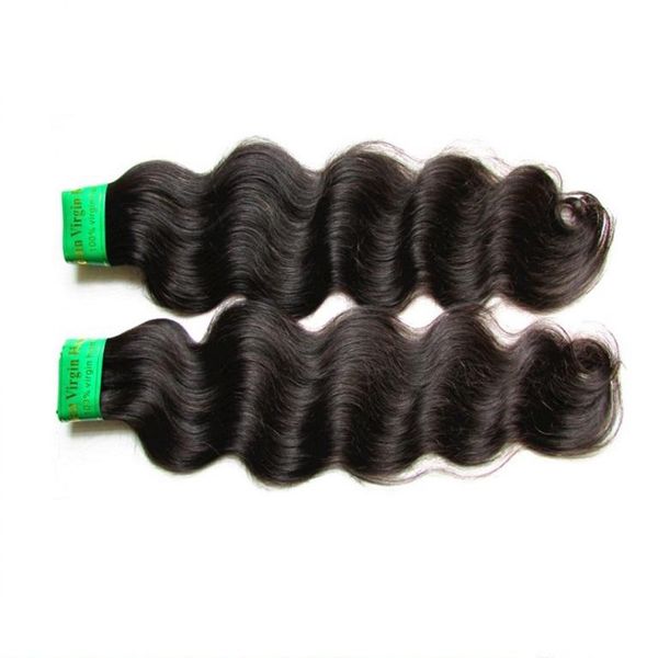 9a raw indian virgin hair weave bundles body wave 2pieces 200g lot unprocessed indian remy human hair extensions natural color, Black
9a raw indian virgin hair weave bundles body wave 2pieces 200g lot unprocessed indian remy human hair extensions natural color, Black