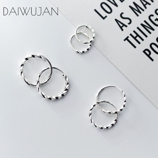 daiwujan minimalist 925 sterling silver vintage twist hoop earrings female punk silver circle women's earrings party jewelry, Golden;silver
daiwujan minimalist 925 sterling silver vintage twist hoop earrings female punk silver circle women's earrings party jewelry, Golden;silver