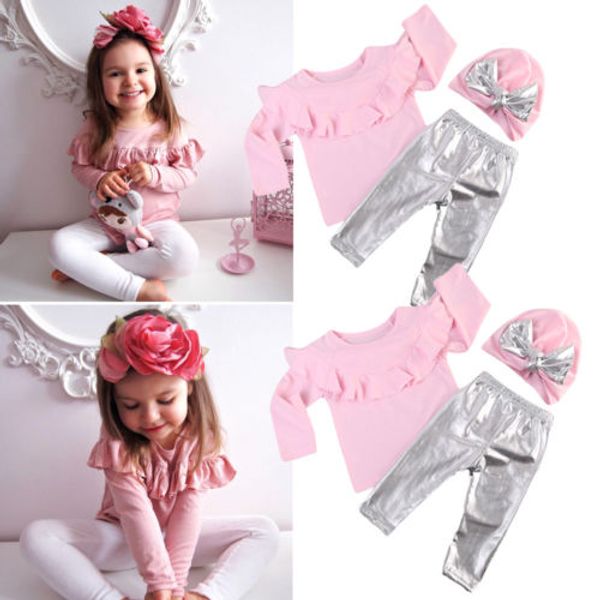 girl suit 6m-5y newborn kid baby girls long sleeve +pants+hat outfits set clothes 2020, White
girl suit 6m-5y newborn kid baby girls long sleeve +pants+hat outfits set clothes 2020, White