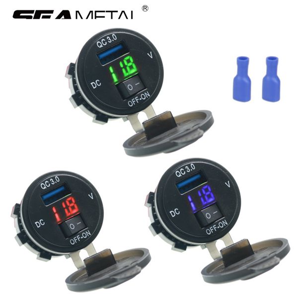 universal car mobile phone charger dc12v-24v usb socket switch qc3.0 charge led plug lighter quick charging voltage auto adapter
universal car mobile phone charger dc12v-24v usb socket switch qc3.0 charge led plug lighter quick charging voltage auto adapter