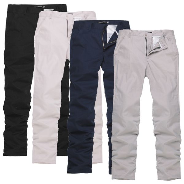 2019 fashion men pants button casual solid color leisure trousers men slim fit business classic pants straight bottoms, Black
2019 fashion men pants button casual solid color leisure trousers men slim fit business classic pants straight bottoms, Black
