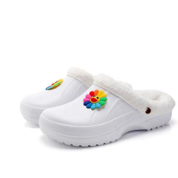 1 pr men winter eva fur garden clog shoes indoor casual hole warm home slippers sandals flat clog footwear high quality, Black
1 pr men winter eva fur garden clog shoes indoor casual hole warm home slippers sandals flat clog footwear high quality, Black