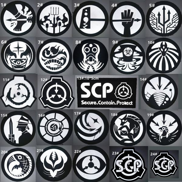 embroidery reflection scp patches,hook&loop scp badges for jeans,appliques for clothing, Black
embroidery reflection scp patches,hook&loop scp badges for jeans,appliques for clothing, Black