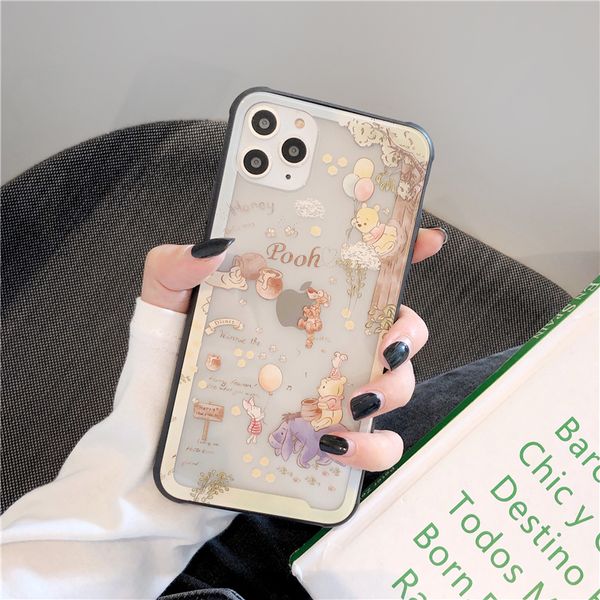Смазливая мультфильм моды Пух Пух iphone11promaxiphonexsmax следующие XR / iPhone7plus / 7 г / 6 р / г