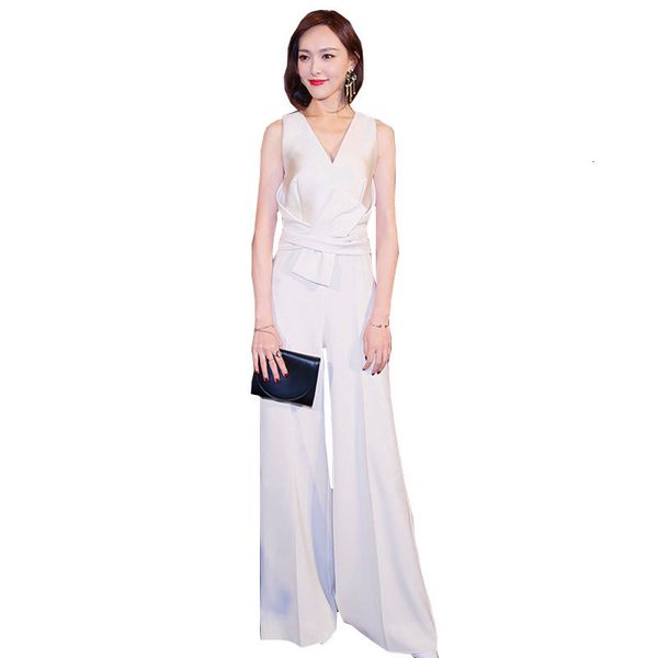 new summer summer women swear party overalls elegant v collar loose flared female slender body vadim jumpsuit wz463, Black;white
new summer summer women swear party overalls elegant v collar loose flared female slender body vadim jumpsuit wz463, Black;white